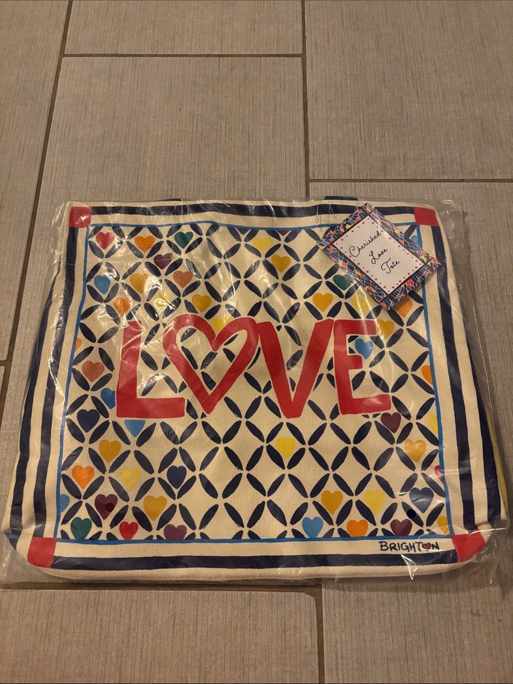 Brighton Tote Heart Motif 'LOVE' - Picture 2 of 9